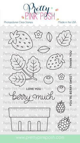 PRETTY PINK POSH:  Fresh Berries | Stamp