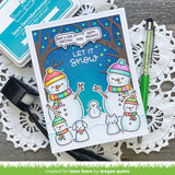 LAWN FAWN: Frosty Family Add-On | Stamp, Color Stencil, & Die Bundle