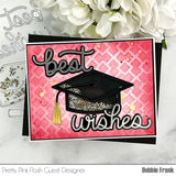 PRETTY PINK POSH: Graduation Cap Shaker | Die