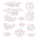 HONEY BEE STAMPS: Born To Fly | Red Rubber Stamp & Die Bundle