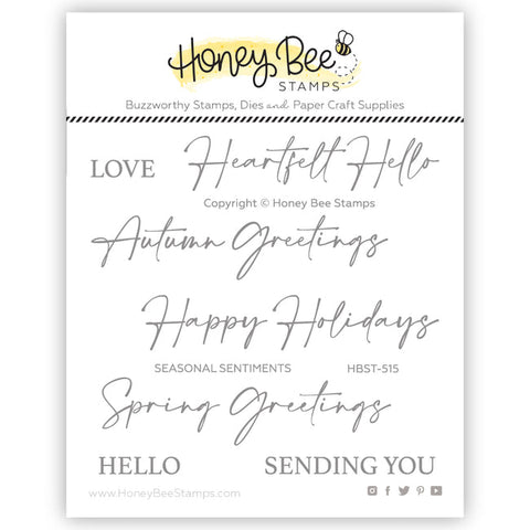 HONEY BEE STAMPS: Seasonal Sentiments | Stamp