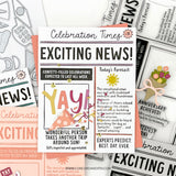 CONCORD & 9 th : Happy Headlines | Stamp and Die Bundle