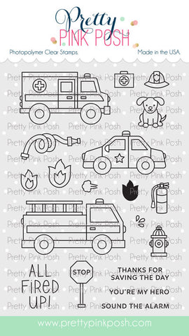 PRETTY PINK POSH:  Helper Vehicles | Stamp