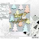 PRETTY PINK POSH: Happy Holidays Shadow | Die