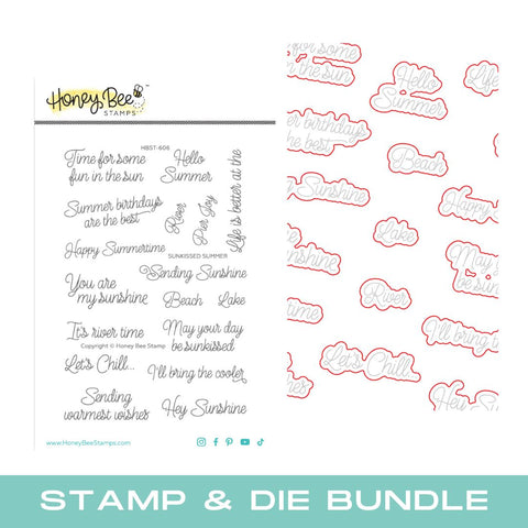 HONEY BEE STAMPS: Sunkissed Summer | Stamp & Die Bundle