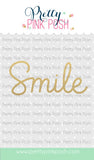 PRETTY PINK POSH: Large Smile | Hot Foil Plate