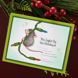 SPELLBINDERS:  House Mouse | Merry and Bright | Stamp