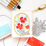 PINK FRESH STUDIO: Playful Petals | Stamp, Stencil & Die Bundle