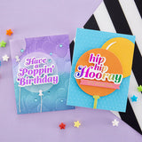 SPELLBINDERS:  Poppin' Birthday | Hot Foil & Die