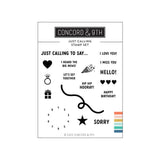 CONCORD & 9 th :  Just Calling | Stamp and Die Bundle