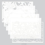 CONCORD & 9 th : Cheerful Flowers | Stencil Pack