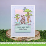 LAWN FAWN: Kanga-rrific Baby Sentiment Add-on | Stamp