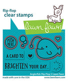 LAWN FAWN: Anglerfish Flip Flop | Lawn Cuts Die