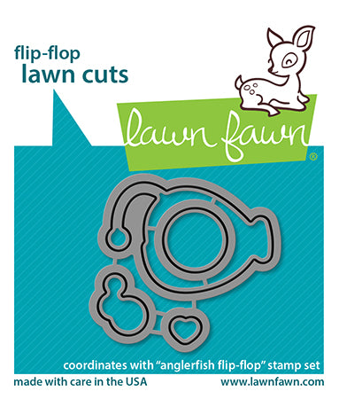 LAWN FAWN: Anglerfish Flip Flop | Lawn Cuts Die