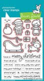 LAWN FAWN: Ho Ho Holidays | Stamp, Coloring Stencil & Die Bundle