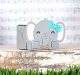 LAWN FAWN: Tiny Gift Box Elephant Add-on | Lawn Cuts Die