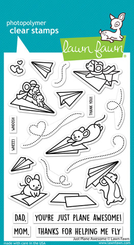 LAWN FAWN: Just Plane Awesome | Stamp