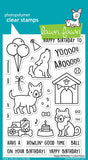 LAWN FAWN: Yappy Birthday | Stamp