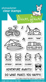 LAWN FAWN: Car Critters | Road Trip Add On | Stamp