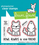 LAWN FAWN: Wolf Before 'n Afters | Lawn Cuts Die