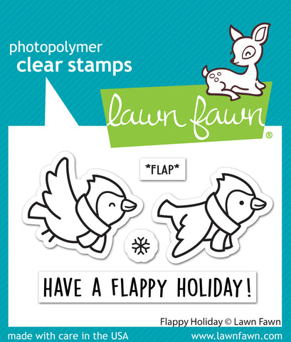 LAWN FAWN: Flappy Holiday | Stamp