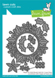 LAWN FAWN: Magic Iris Holly Wreath Add On | Lawn Cuts Die