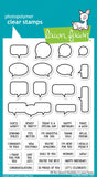 LAWN FAWN: All The Speech Bubbles | Stamp & Lawn Cuts Die Bundle