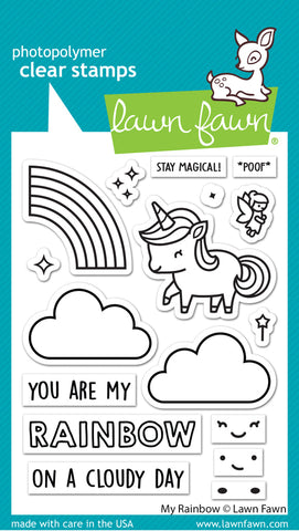 LAWN FAWN: My Rainbow | Stamp