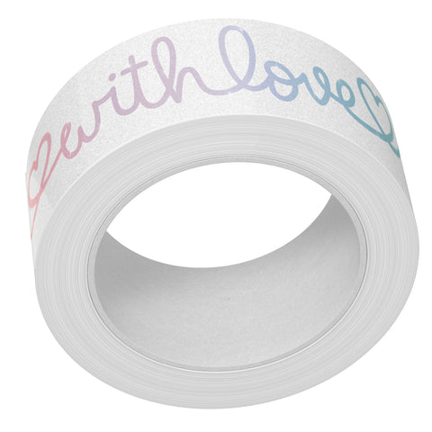 LAWN FAWN: Washi Tape | Scripty Saying | Shimmer