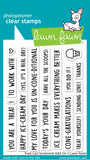 LAWN FAWN: Treat Cart Sentiment Add-On | Stamp