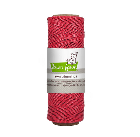 LAWN FAWN: Hemp Twine | Red