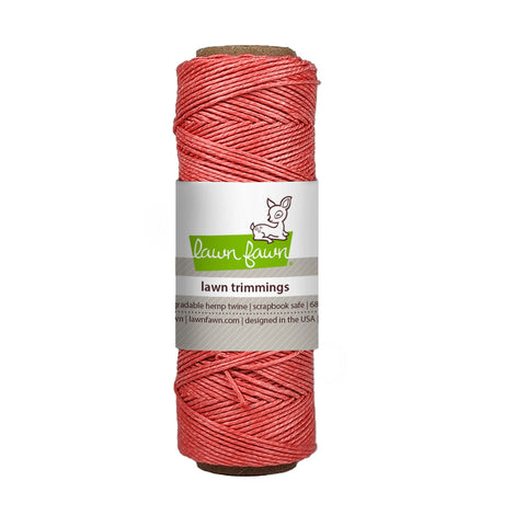 LAWN FAWN: Hemp Twine | Coral