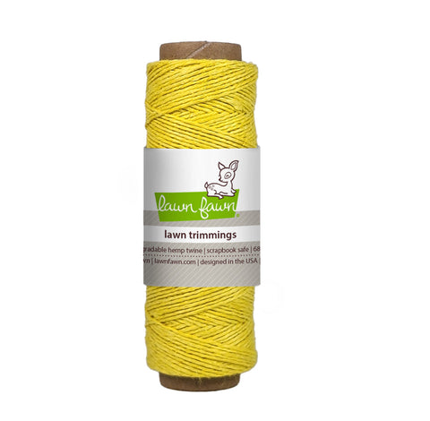 LAWN FAWN: Hemp Twine | Yellow