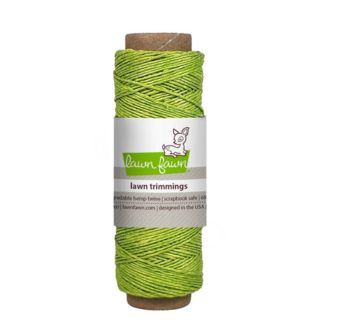 LAWN FAWN: Hemp Twine | Lime Green