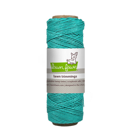 LAWN FAWN: Hemp Twine | Turquoise