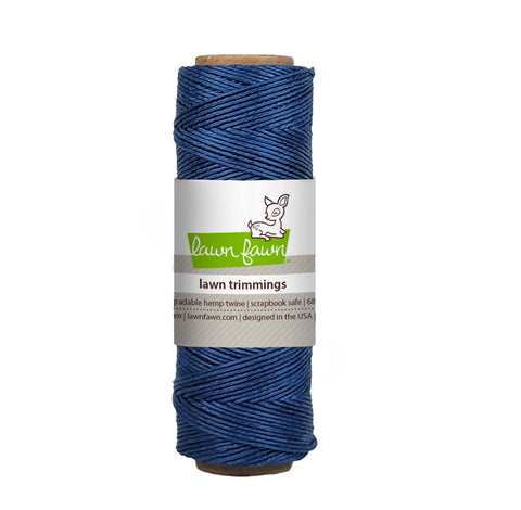 LAWN FAWN: Hemp Twine | Denim Blue