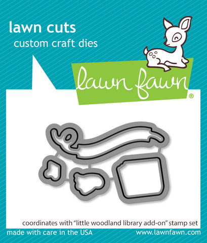 LAWN FAWN: Little Woodland Library Add-On | Lawn Cuts Die