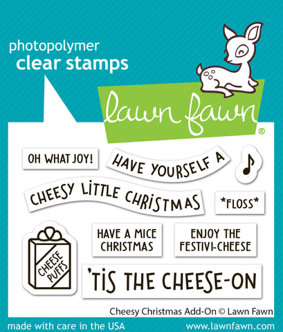 LAWN FAWN: Cheesy Christmas Add-On | Stamp