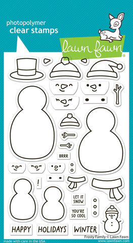 LAWN FAWN: Frosty Family | Stamp