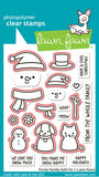 LAWN FAWN: Frosty Family Add-On | Stamp, Color Stencil, & Die Bundle