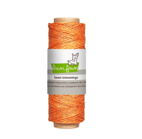 LAWN FAWN: Hemp Twine | Orange