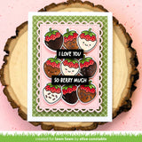 LAWN FAWN: Sweet Strawberry | Stamp