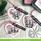 LAWN FAWN: Stitched Happy Heart Geo Frame Add-on | Lawn Cuts Die