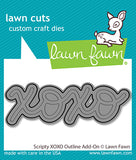 LAWN FAWN: Scripty XOXO Outline Add-On | Lawn Cuts Die