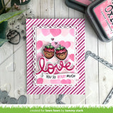 LAWN FAWN: Hearts Background | Layering Stencils