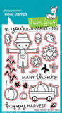 LAWN FAWN: Happy Harvest | Stamp, Coloring Stencil & Die Bundle