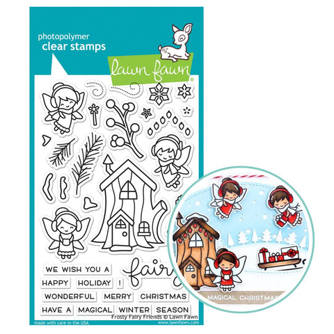 LAWN FAWN: Frosty Fairy Friends | Stamp