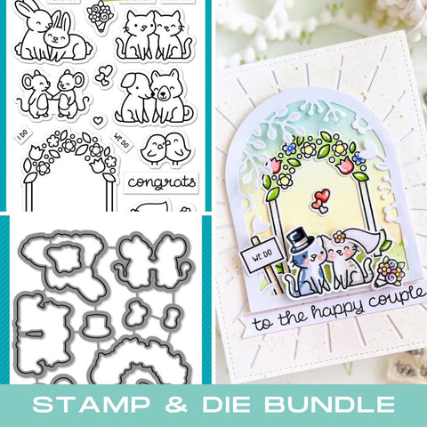 LAWN FAWN: Happy Couples | Stamp & Lawn Cuts Die Bundle