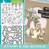 LAWN FAWN: Kanga-rrific | Stamp & Lawn Cuts Die Bundle