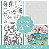 LAWN FAWN: Mice on Ice | Stamp, Coloring Stencil & Die Bundle